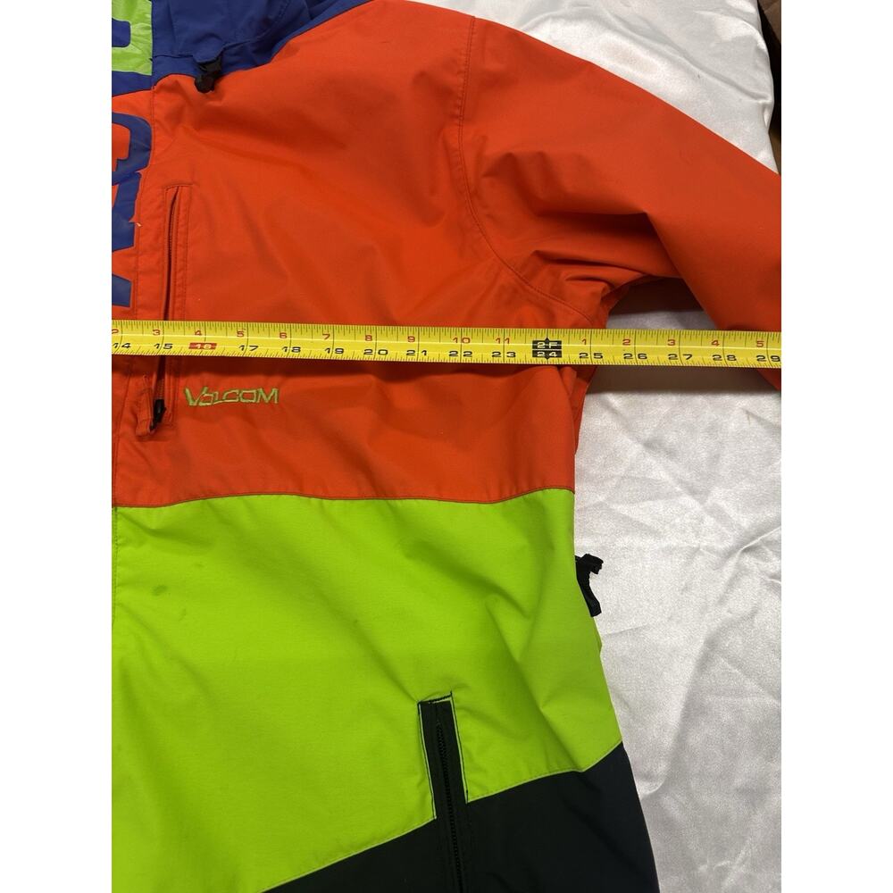 Volcom Nimbus Waterproof Snowboard Ski Jacket Mens XL Colorblock 10000mm Retro - Picture 10 of 16